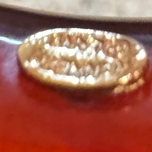 Kenneth Lane Bangle‎ Bracelet Dark Red Lucite Vintage Woman's 1980's EUC - Picture 9 of 9